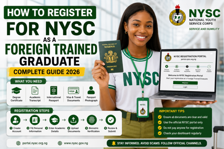 FOREIGN TRAINED NYSC