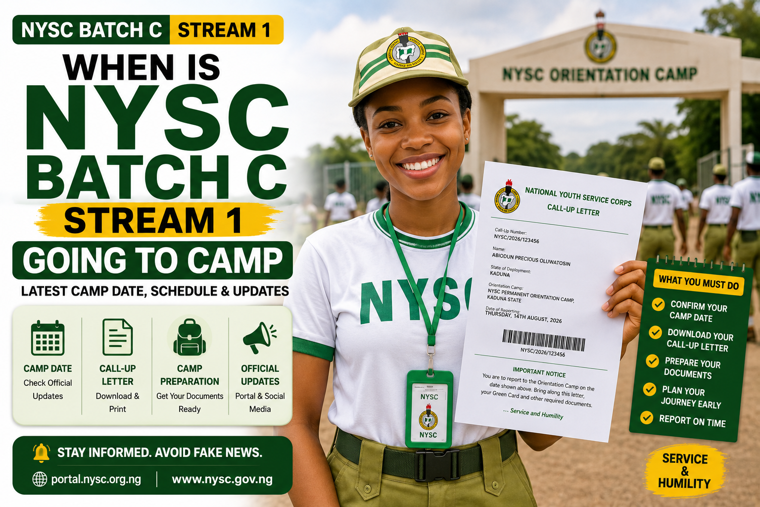 NYSC Batch C Stream 1