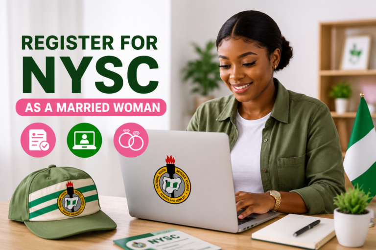 Register for NYSC as a married woman